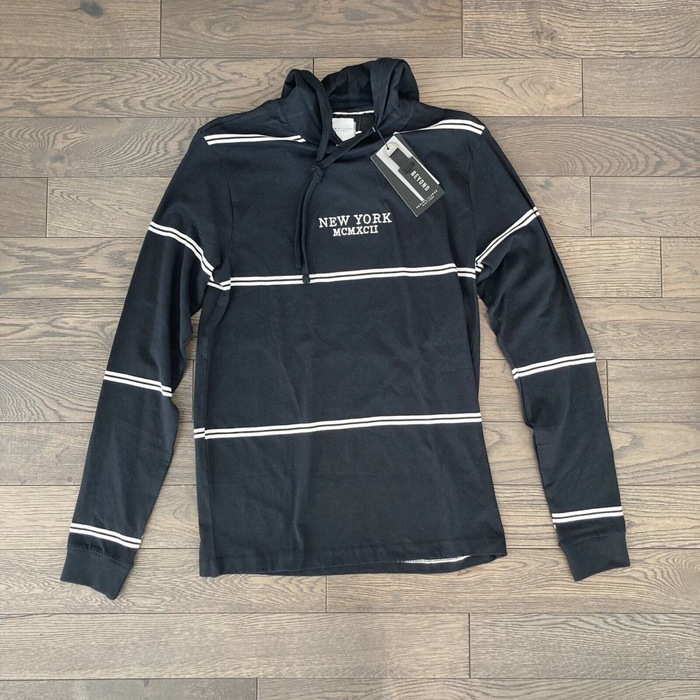 Denim & Flower Ricky Singh Mens Small Long Sleeve Pullover Hoodie New York NWT